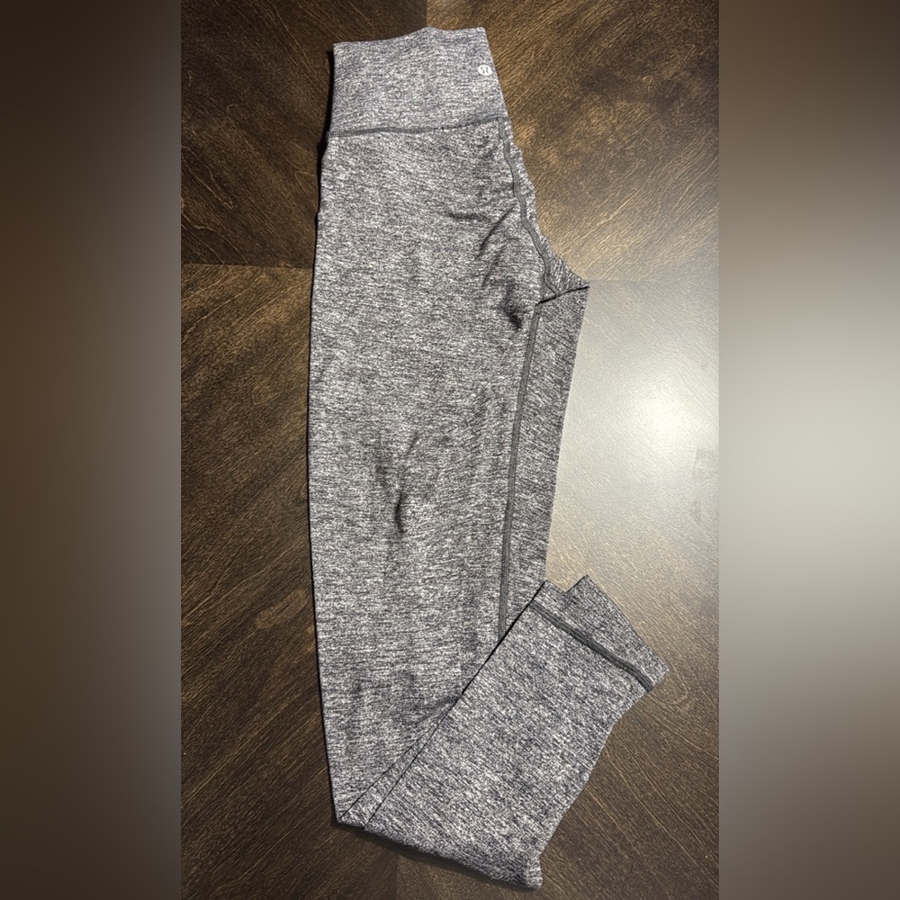 Lululemon Athletica Charcoal Heather Leggings